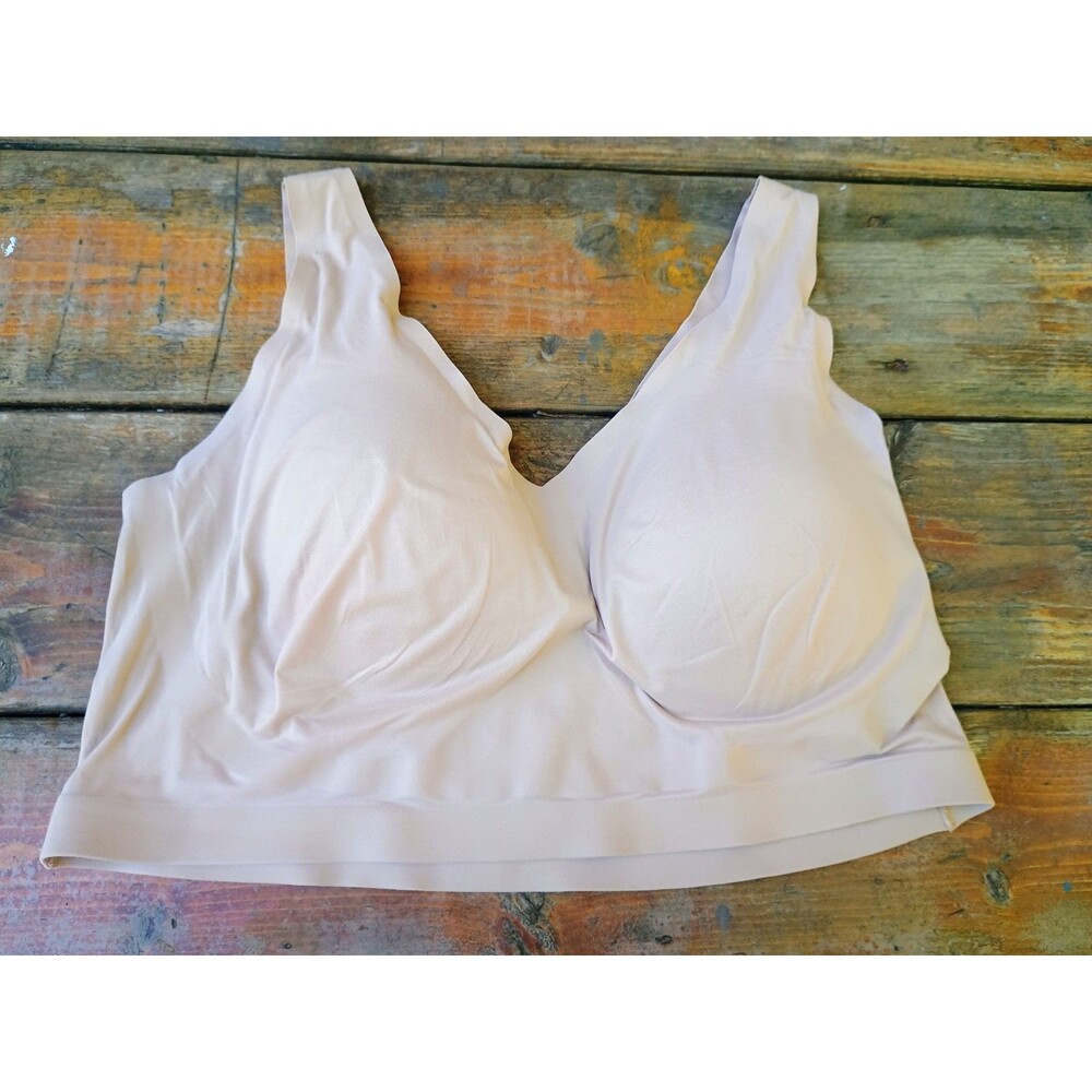 Soma Enbliss Bralette Q3 XXXL Beige Wireless Seamless Lightweight
